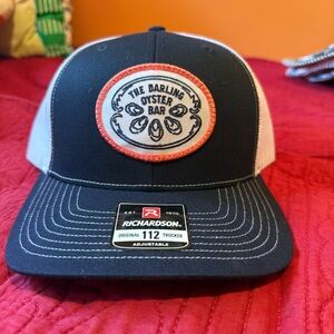 NWT Darling Oyster Bar Shell Logo Trucker Hat - Charleston SC